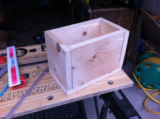 Mocked up lower section.