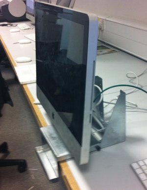 iMac on desk